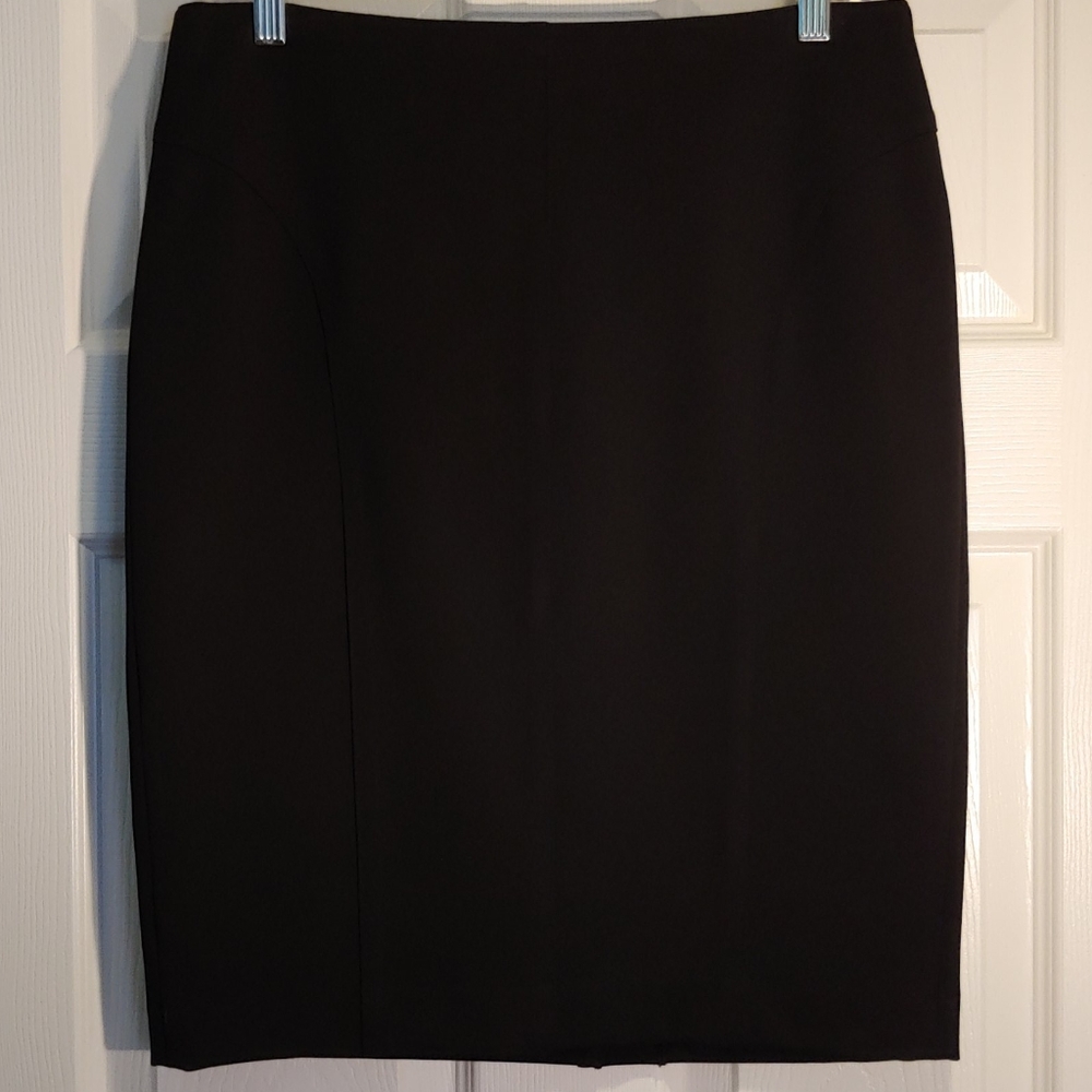 Vertigo Paris Black Pencil Skirt Fully Lined 8